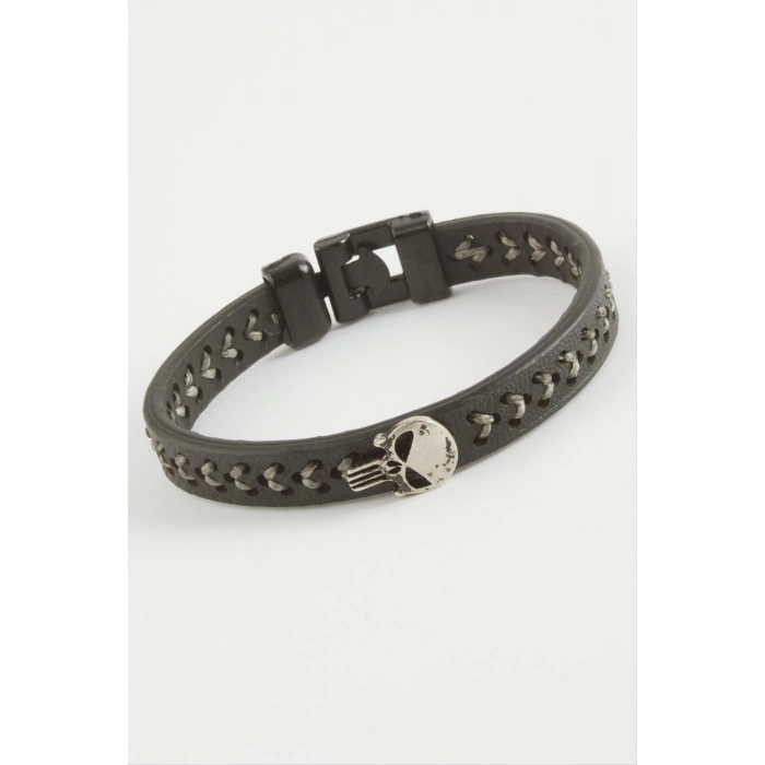 ÇOK SATAN Kuru Kafa Kaliteli Suni Deri Bileklik