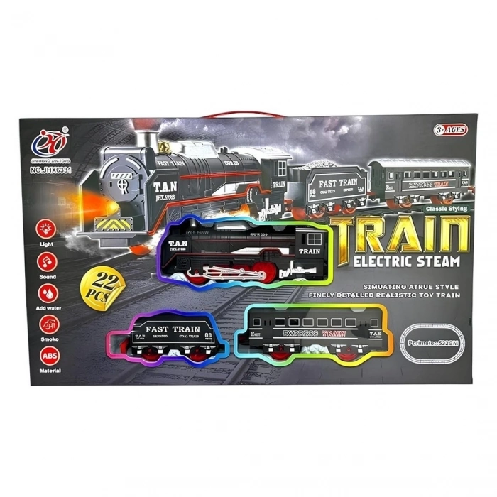 ÇOK SATAN Kutulu 22 Parça Pilli Tren