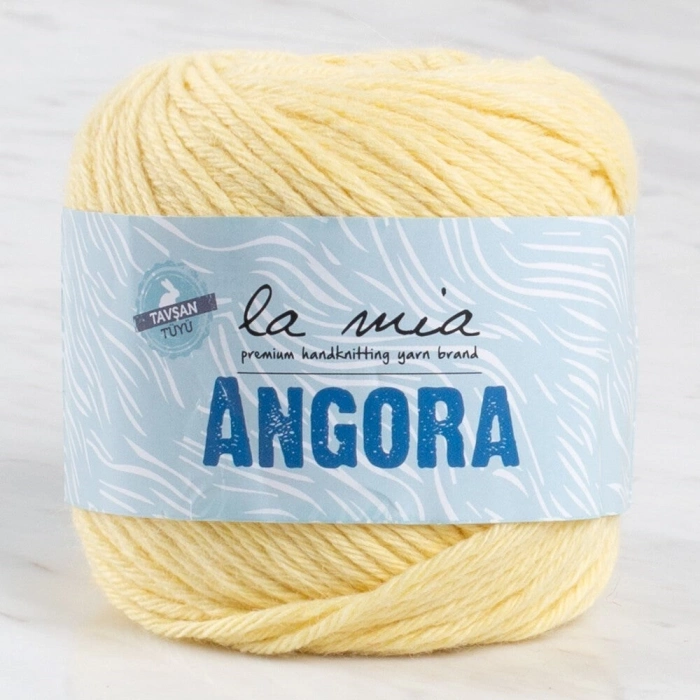 ÇOK SATAN La Mia Angora 50gr Sarı El Örgü İpi - L124 - 33796