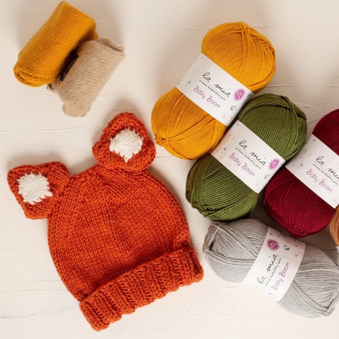 ÇOK SATAN La Mia Baby Boom Açık Lacivert El Örgü İpi - 604 - 34125