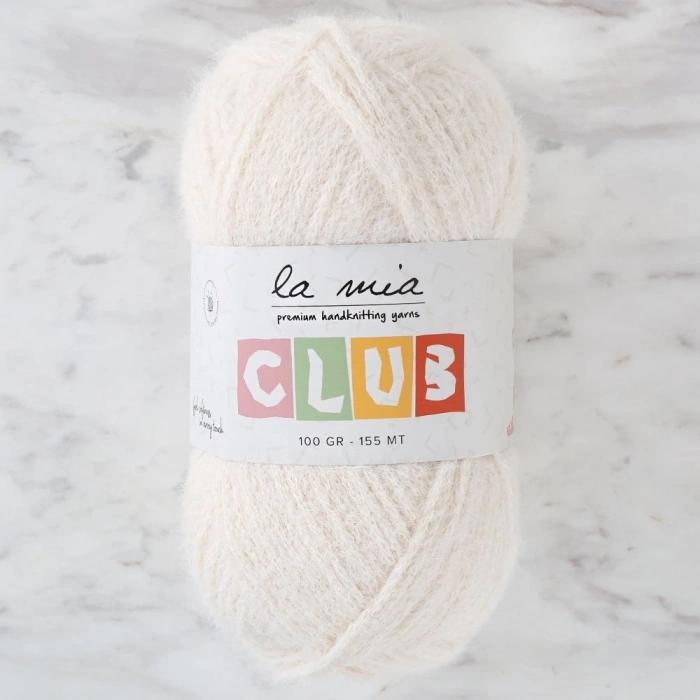 ÇOK SATAN La Mia Club Ekru El Örgü İpi - 602