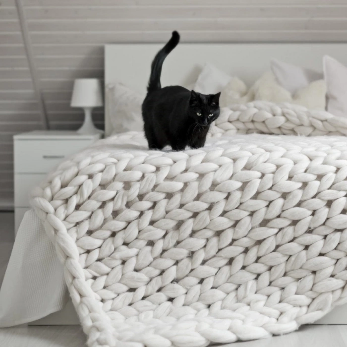 ÇOK SATAN La Mia Jumbo Pembe Dev Yün El Örgü İpi - J9