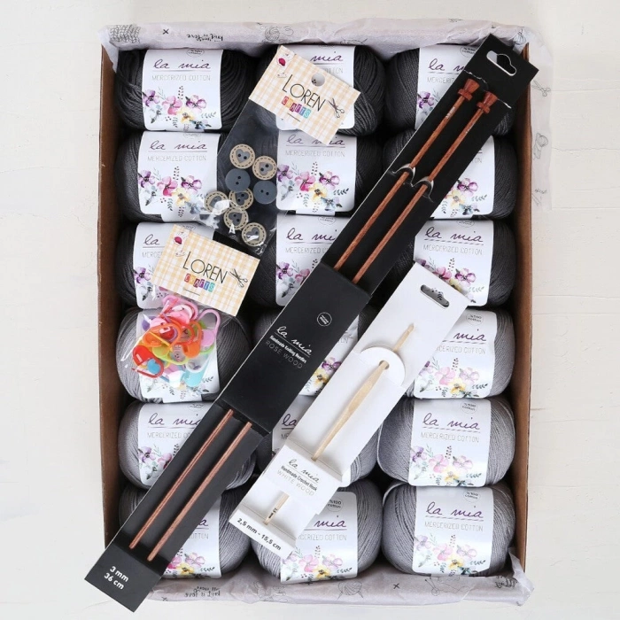 ÇOK SATAN La Mia Mercerized Cotton Elmas Seti