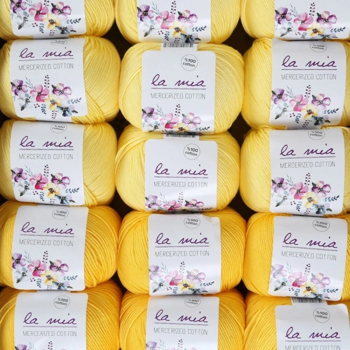 ÇOK SATAN La Mia Mercerized Cotton Kehribar Seti