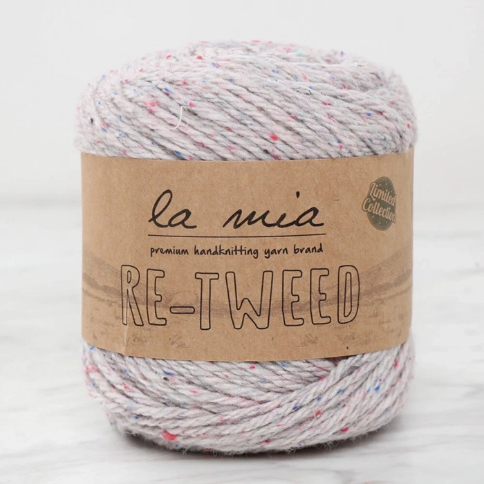 ÇOK SATAN La Mia Re-Tweed Açık Gri Melanj El Örgü İpi - L156