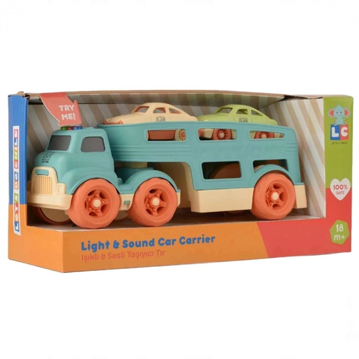 ÇOK SATAN LC Sesli ve Işıklı Taşıyıcı Tır 3 Parça - 1 Adet Stokta Olan Gönderilir