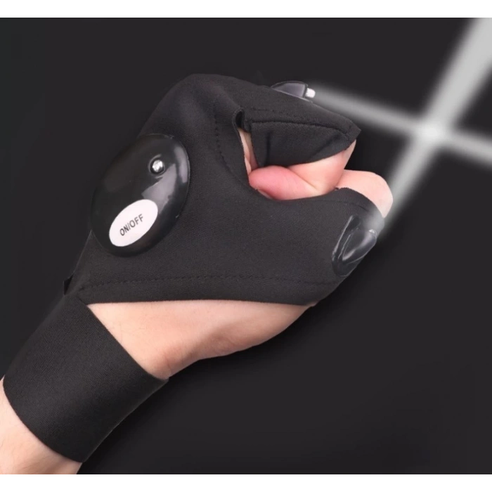 ÇOK SATAN Led Işıklı Çalışma Eldiveni Sağ Sol Çift