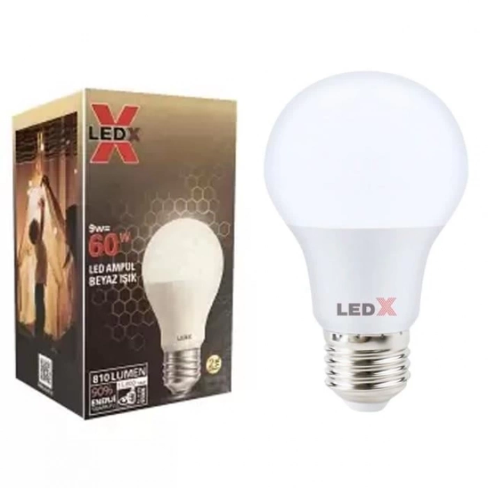 ÇOK SATAN Ledx Al-a109g 9 Watt E27 6500k 810 Lümen Günışığı Led Ampul