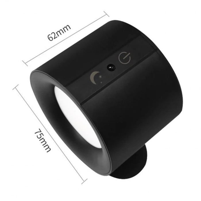 ÇOK SATAN Ledx Al-sk-bd80a Çift Yönlü Kumandalı Duvar Aplik Çalışma Lambası 3000k-4000k-6500k