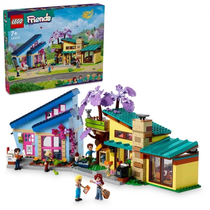 ÇOK SATAN LEGO Friends Olly ve Paisleynin Aile Evleri 42620