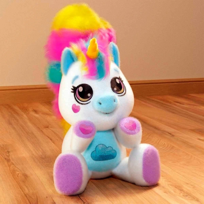 ÇOK SATAN Lily Sesli ve Işıklı Unicorn Peluş
