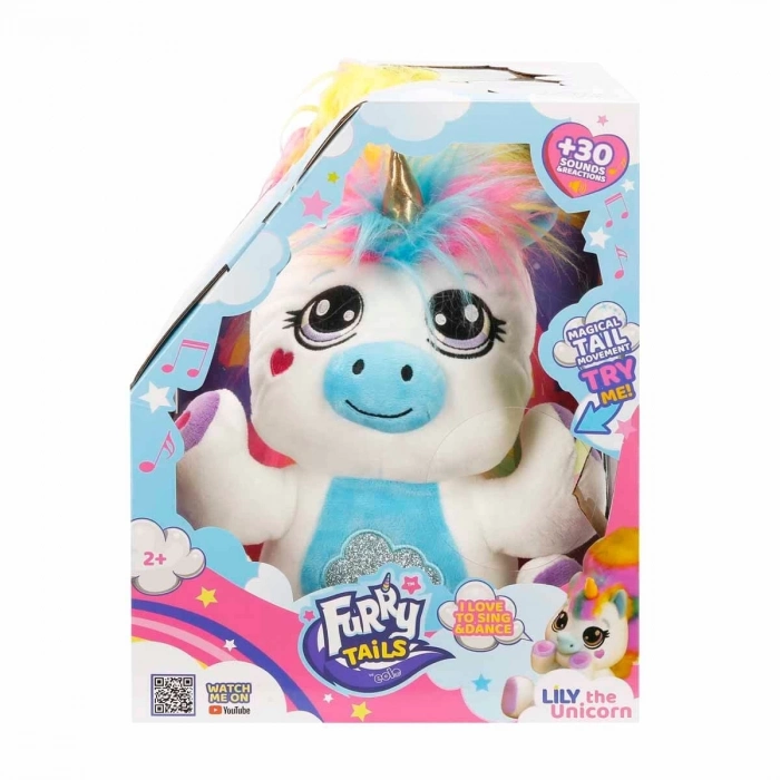 ÇOK SATAN Lily Sesli ve Işıklı Unicorn Peluş