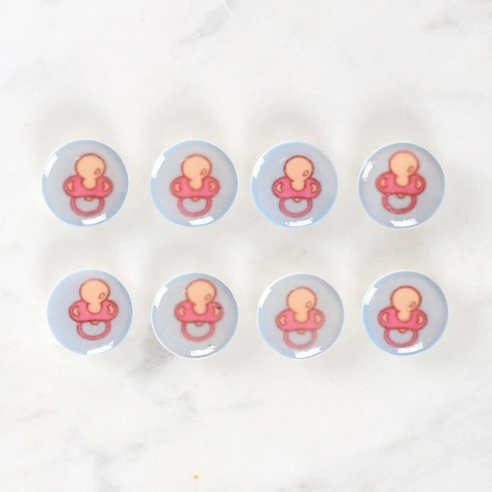 ÇOK SATAN Loren Crafts 8li Emzik Düğme - 1010