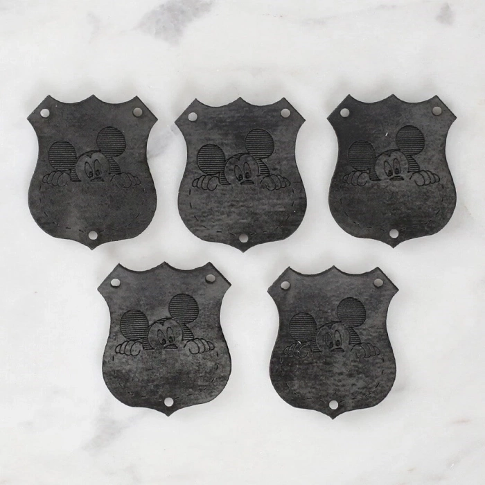 ÇOK SATAN Loren Crafts Figürlü Deri Arma 5 Adet - 1576