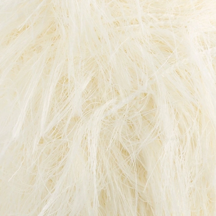 ÇOK SATAN Loren Luna Tavşan Tüyü Krem El Örgü İpi - R083 - 34005