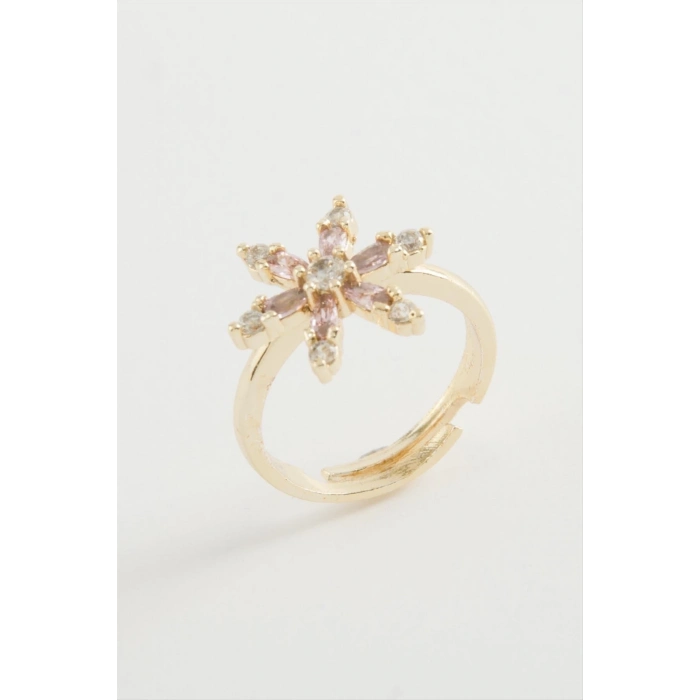 ÇOK SATAN Lotus Zirkon Taşlı Yüzük