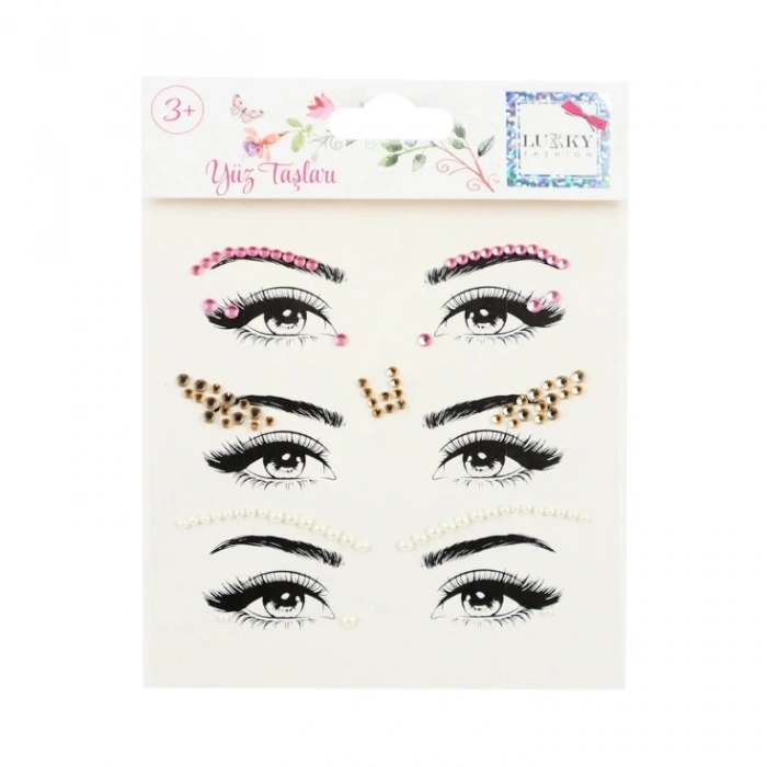 ÇOK SATAN Lukky Phononix Göz ve Kaş Yüz Taşı