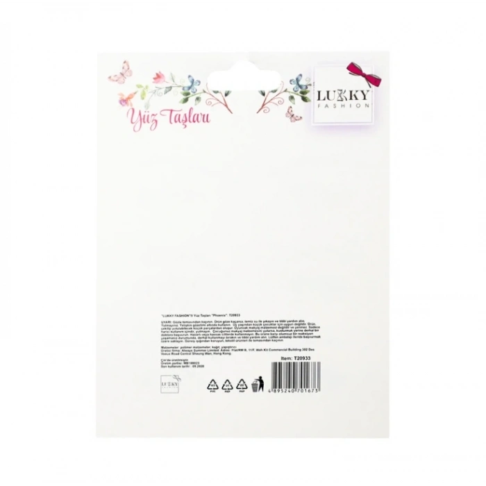 ÇOK SATAN Lukky Phononix Göz ve Kaş Yüz Taşı