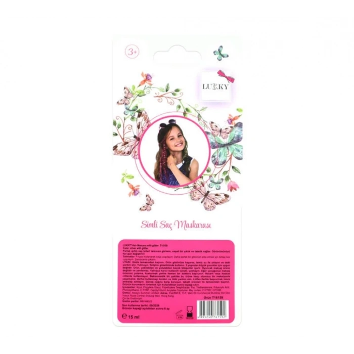 ÇOK SATAN Lukky Saç Maskarası Neon Pembe