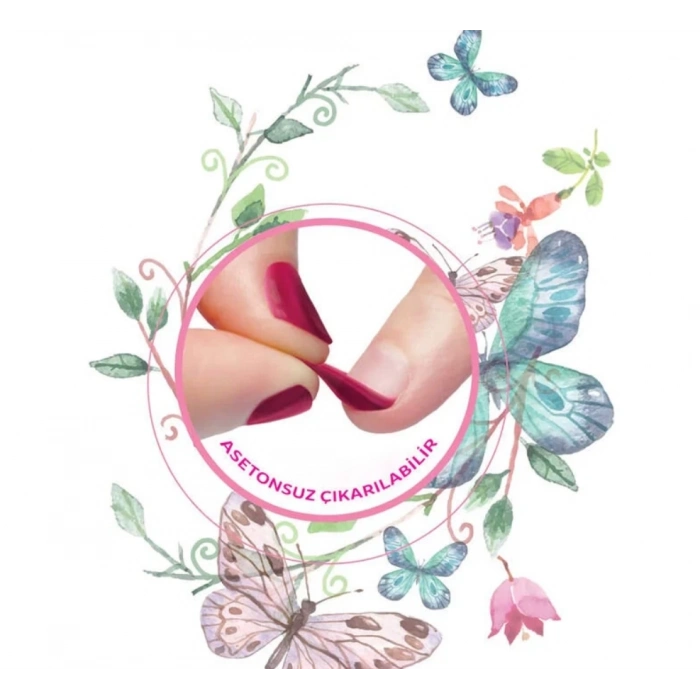 ÇOK SATAN Lukky Soyulabilir Oje - Pembe