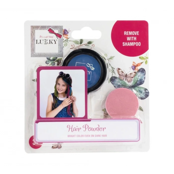 ÇOK SATAN Lukky Süngerli Saç Tebeşiri Mavi