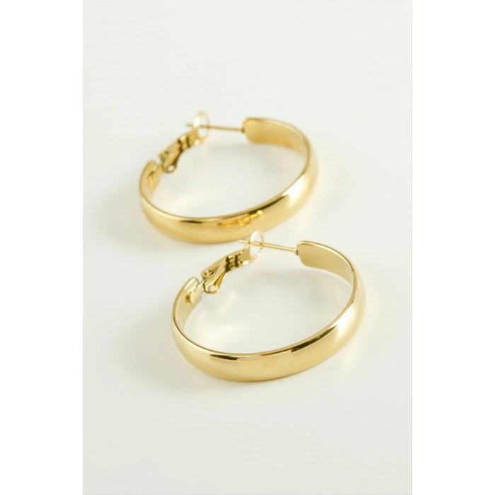 ÇOK SATAN Lüks Çelik Halka Küpe 2,8 cm