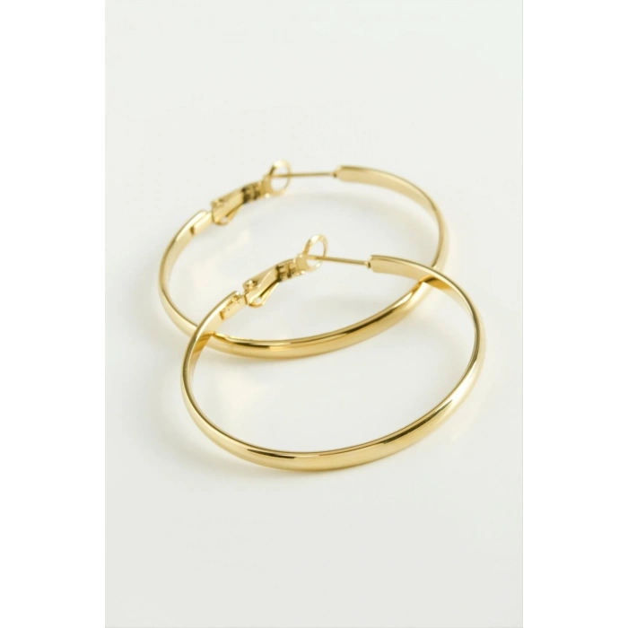 ÇOK SATAN Lüks Çelik Halka Küpe 3,8 cm