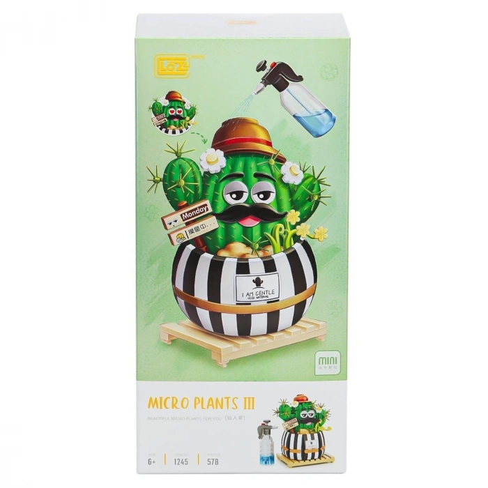 ÇOK SATAN LZ1245 LOZ Kaktüs Blok Seti -Vagon life