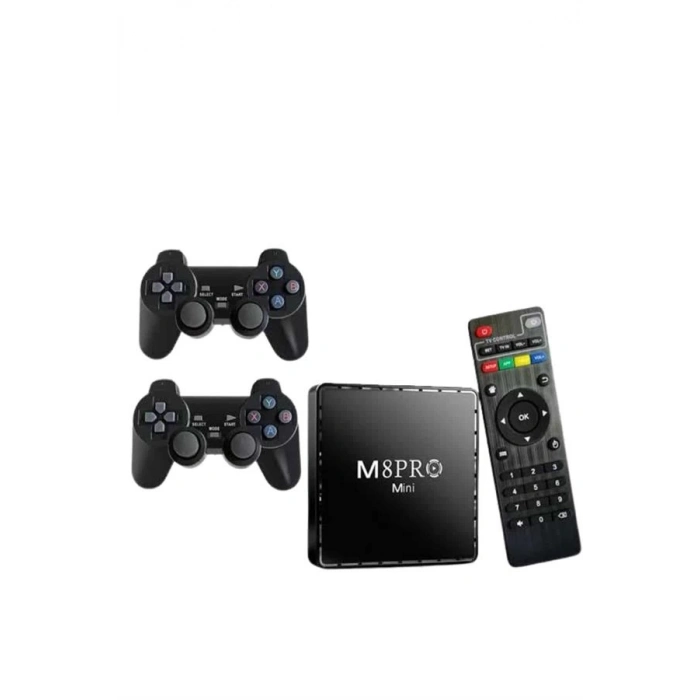 ÇOK SATAN M8 PRO Mini 2.4G 10K ultra HD 64 GB TV BOX Android TV GAME BOX  2 Adet Oyun Konsolu