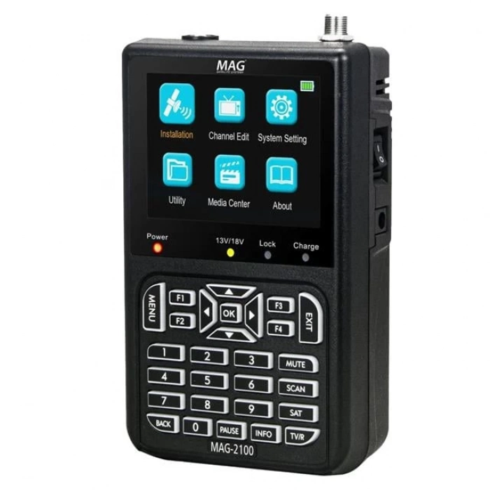 ÇOK SATAN Mag Mag-2100 3.5 Dvb-s/s2 Lcd Ekran Görüntülü Hd Uydu Yön Sinyal Bulucu