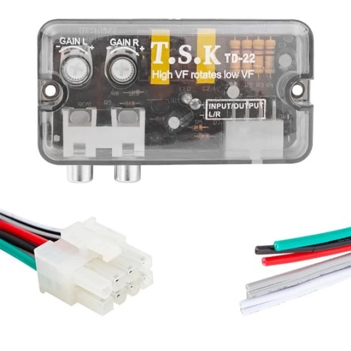 ÇOK SATAN Magicvoice Ayarlı Oto Deck Anfi Çevirici Dönüştürücü (2-4 Kanal Anfi Bağlanabilir) Mv-15911