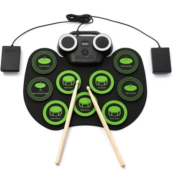 ÇOK SATAN Magicvoice G600r 9 Ped Elektronik Roll Up Davul Kiti