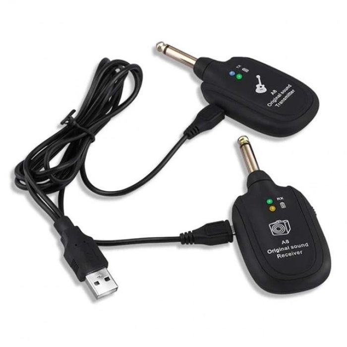 ÇOK SATAN Magicvoice Mv-19583 Uhf Gitar Tip Kablosuz Amfi Ve Enstrüman Kablosuz Mikrofonu