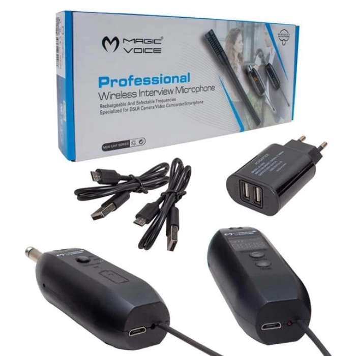 ÇOK SATAN Magicvoice Mv-19603 Uhf Kablosuz Kamera Uyumlu Mikrofon