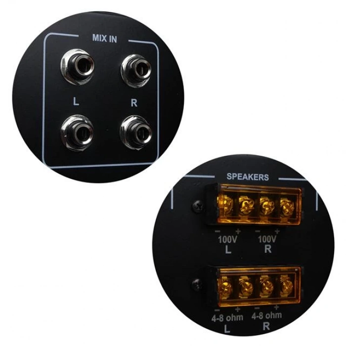 ÇOK SATAN Magicvoice Mv-2400 2x400 Watt 4-8 Ohm -100 V 19 Rack Hat Trafolu Power Anfi