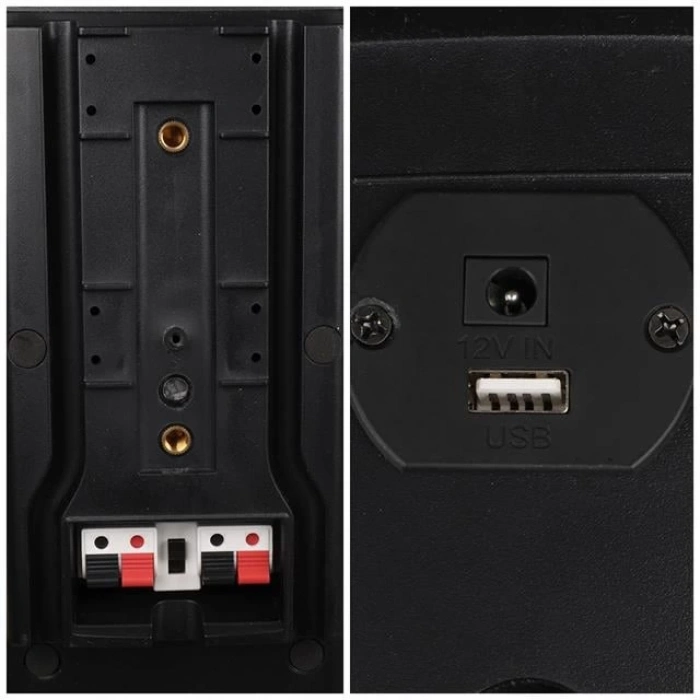 ÇOK SATAN Magicvoice Mv-28 2x13 Cm 40 Watt Komütatörlü Hat Trafolu Siyah Dikey Sütun Hoparlör (tekli Paket)