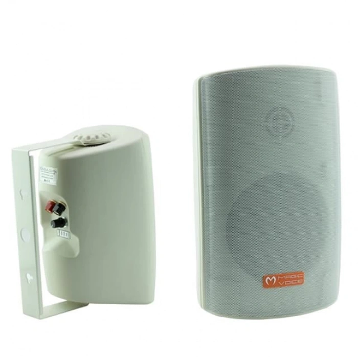 ÇOK SATAN Magicvoice Mv-38 11 Cm Trafolu 50 W Beyaz Sütun Hoparlör 2li Takım