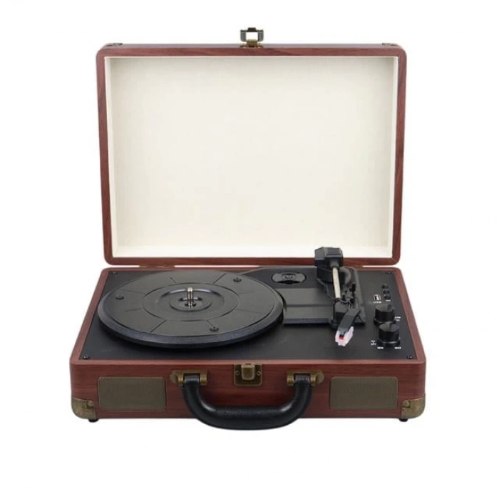 ÇOK SATAN Magicvoice Pu16 Retro Vintage Çanta Pikap - Radyo - Bluetooth - Usb Mp3 Çalar