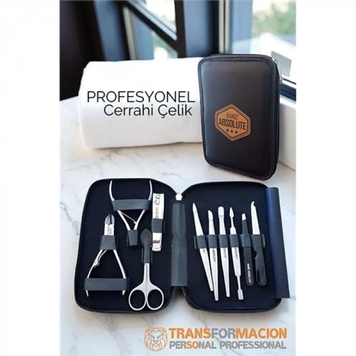 ÇOK SATAN Manikür Pedikür Seti Profesyonel 304 Cerrahi Paslanmaz Çelik