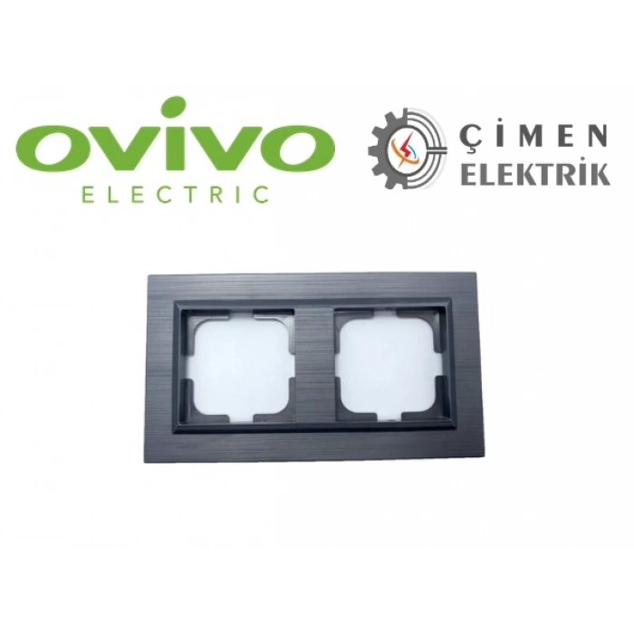 ÇOK SATAN Manyatik Gri İkili Çerçeve Quantum - Priz ve Anahtar İçin Uyumlu Çerçeve