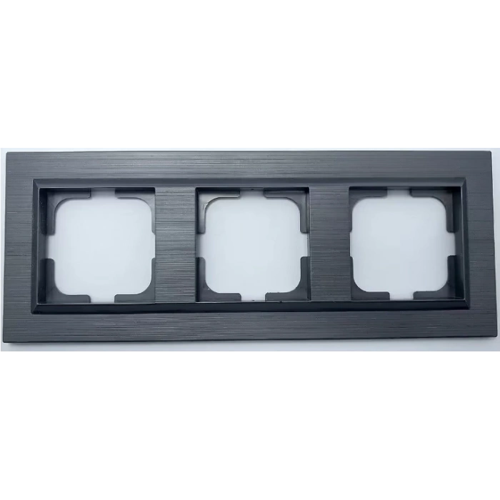 ÇOK SATAN Manyatik Gri Üçlü Çerçeve Quantum - Priz ve Anahtar İçin Uyumlu Çerçeve