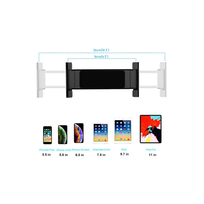 ÇOK SATAN Masa Üstü 360 Derece Ayarlanabilir Tablet Tutucu Telefon Standı 6.3’’- 11 İnç’’ Masaüstü Tablet