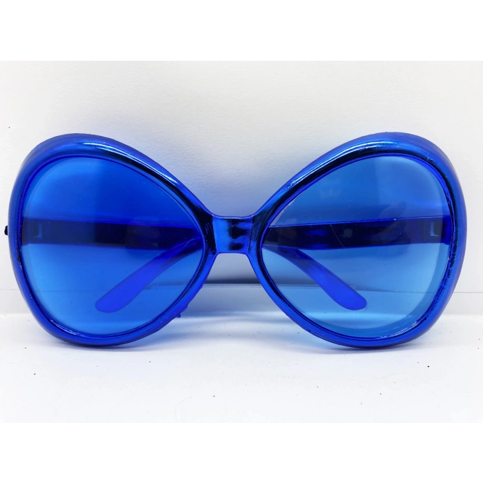 ÇOK SATAN Mavi Renk Yeşilçam Nostalji 80li Yıllar 90lı Yıllar Parti Gözlüğü 7x16 cm