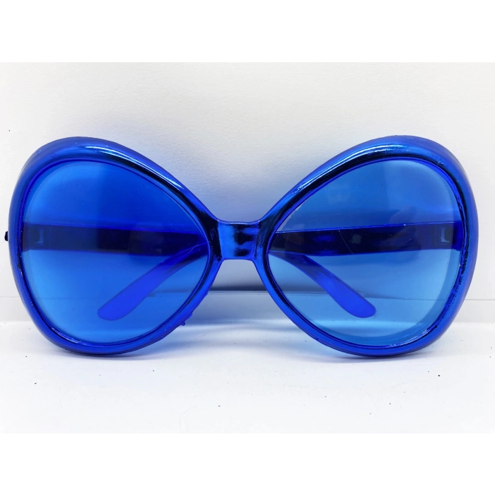 ÇOK SATAN Mavi Renk Yeşilçam Nostalji 80li Yıllar 90lı Yıllar Parti Gözlüğü 7x16 Cm