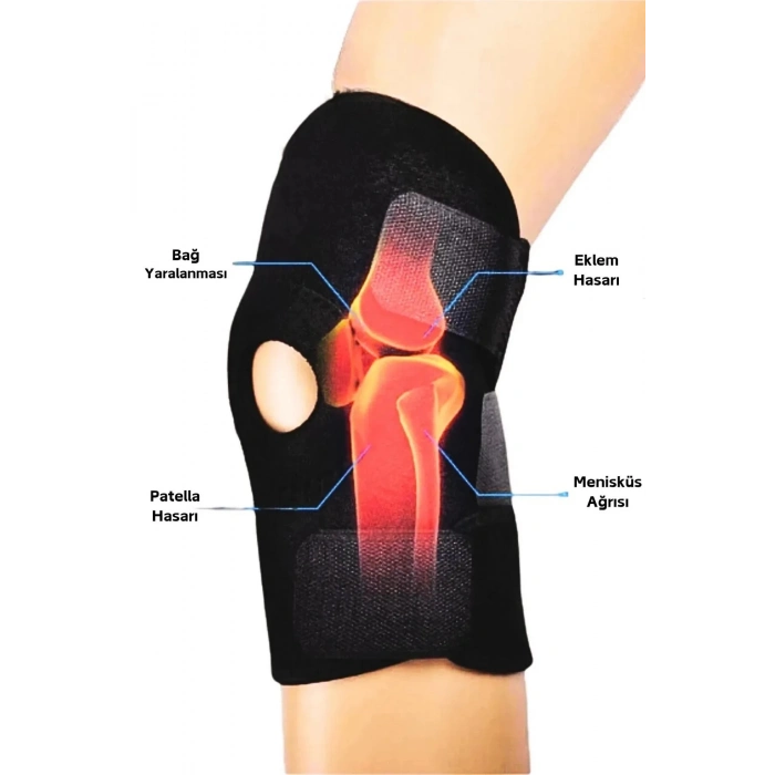 ÇOK SATAN Medical Patella Destekli Diz Korsesi İkili Sağ Sol Çapraz Bağ Menisküs Ağrısı Için Sporcu Dizlik