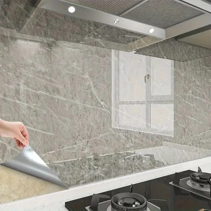 ÇOK SATAN Mermer Desenli Sticker Folyo Atina Grisi 60cm*5mt T04