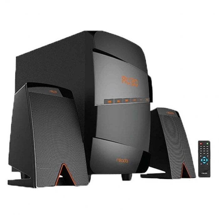 ÇOK SATAN Mikado Md-671bt 2+1 40w Rms Siyah Usb+sd+fm Destekli Multimedia Bluetooth Speaker Ev Sinema Sistemi