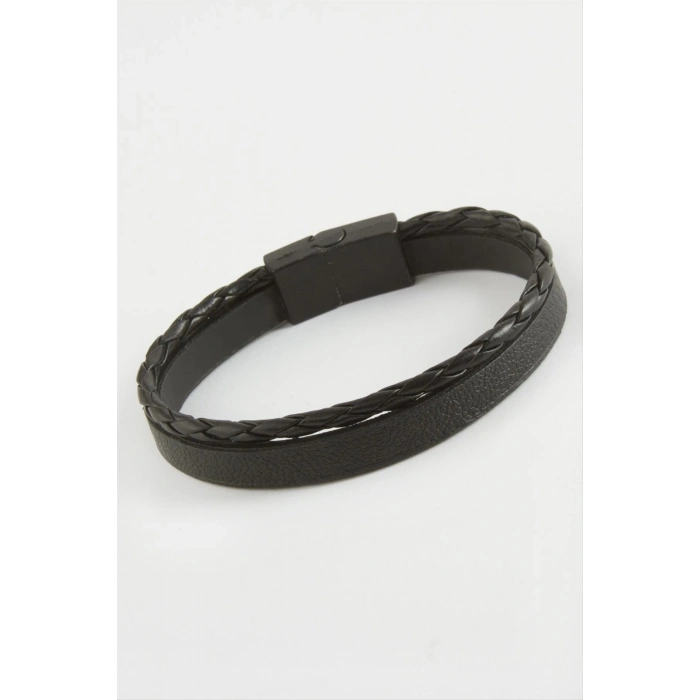 ÇOK SATAN Mıknatıslı Orjinal Deri Bileklik