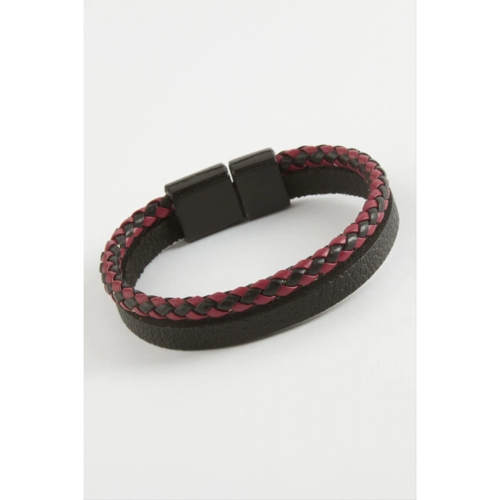 ÇOK SATAN Mıknatıslı Orjinal Deri Bileklik