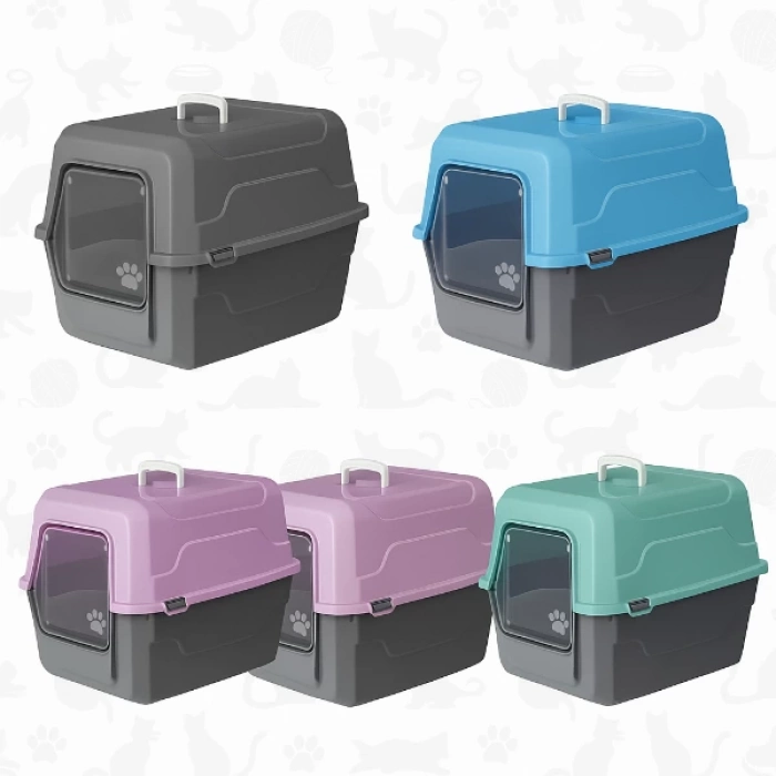 ÇOK SATAN Mikopet Deluxe Kapalı Kedi Tuvaleti